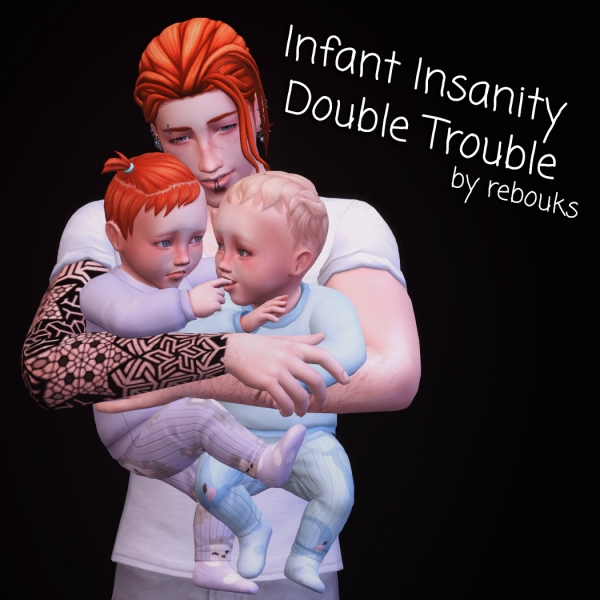 Mix Infant Insanity Double Trouble by simsfinds - The Sims 4 Custom Content