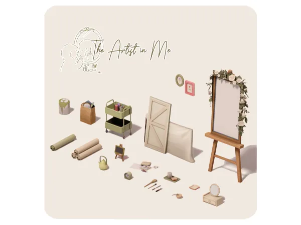 Maxis Match The Artist in Me - The Sims 4 Custom Content