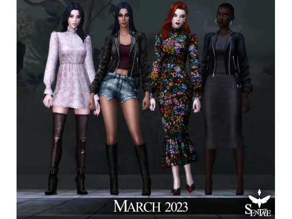 Maxis Match March 2023 Collection by Sentate - The Sims 4 Custom Content