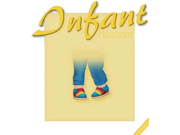 Maxis Match Moccasins Infant Version - The Sims 4 Custom Content