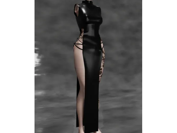 Alpha Inoue Dress (Patreon Early Access) - The Sims 4 Custom Content