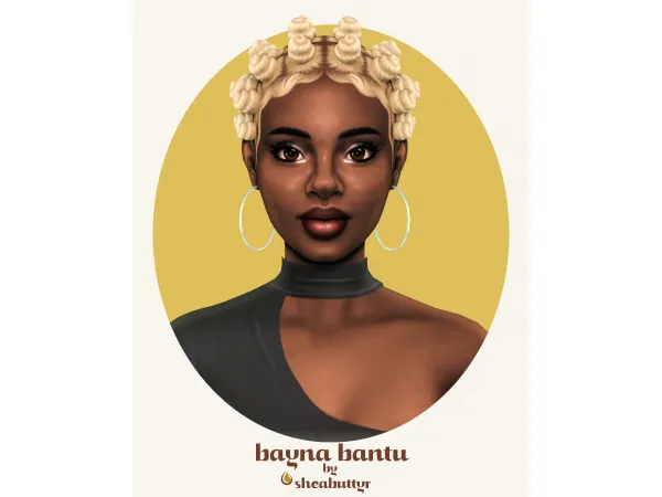 Maxis Match bayna bantu by sheabuttyr - The Sims 4 Custom Content