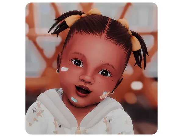 Maxis Match Pretty U Infant Hair - The Sims 4 Custom Content