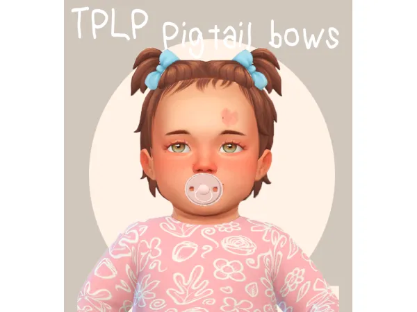 Maxis Match TPLP Little Pigtails by TPLP - The Sims 4 Custom Content