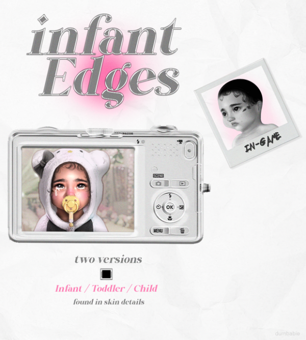 Mix Infant Edges by simsfinds - The Sims 4 Custom Content