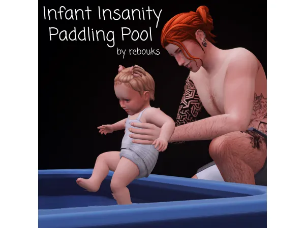 Mix Infant Insanity Paddling Pool by rebouks - The Sims 4 Custom Content