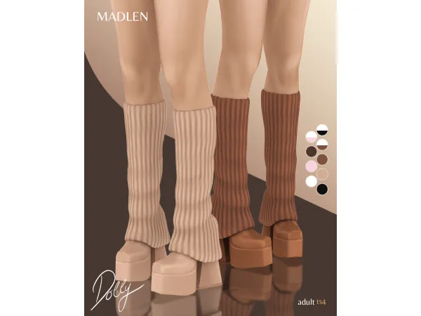 Maxis Match Dolly Boots by Madlen - The Sims 4 Custom Content