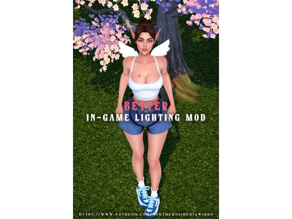 Mix BETTER IN GAME LIGHTING MOD v11 by northern siberia winds - The Sims 4 Custom Content