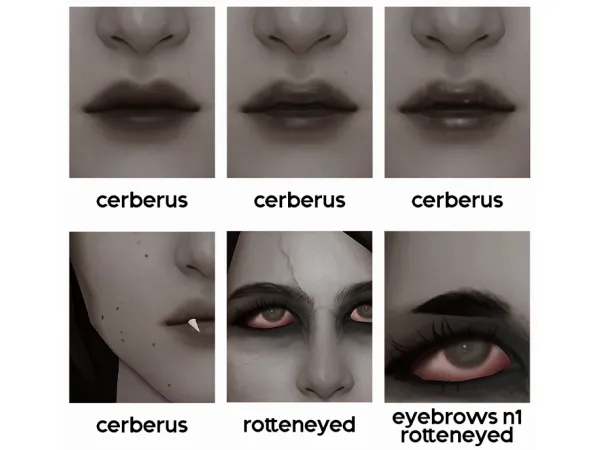 Maxis Match genetics makeup - The Sims 4 Custom Content