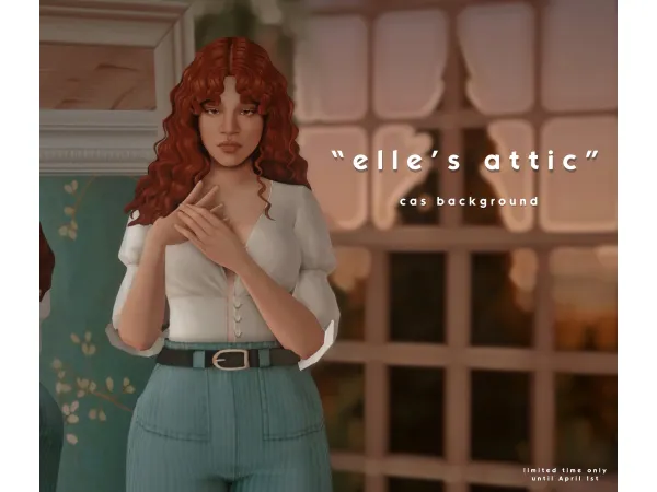 Maxis Match ellcrze elles attic - The Sims 4 Custom Content