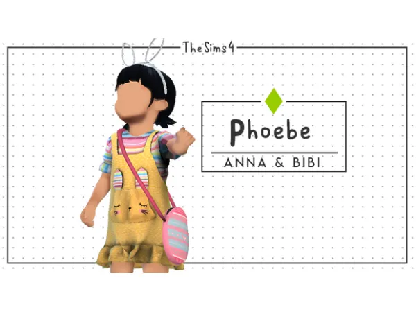Alpha Phoebe and Acc [AnnaBibi] - The Sims 4 Custom Content