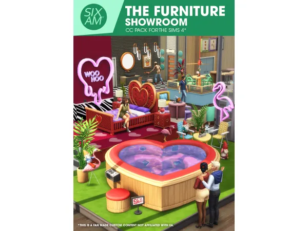 Maxis Match The Furniture Showroom ( Pack for ) by SIXAM CC - The Sims 4 Custom Content