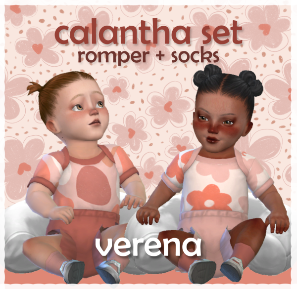 Maxis Match calantha romper socks by simsfinds - The Sims 4 Custom Content