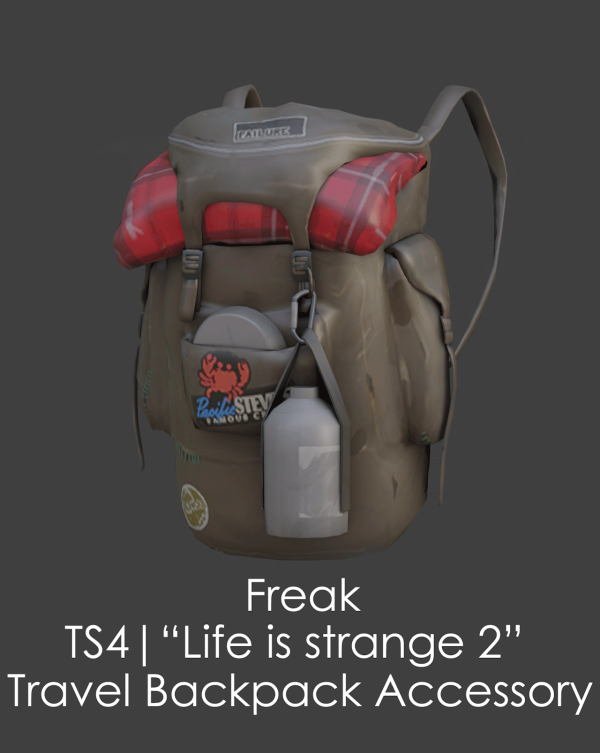 Mix Travel Backpack by simsfinds - The Sims 4 Custom Content