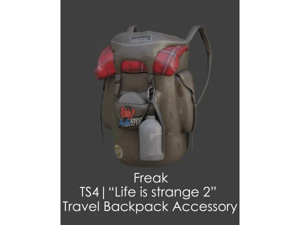 Mix Travel Backpack - The Sims 4 Custom Content
