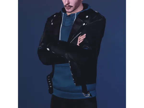 PLUSH JACKET (ANOTHER) CONVERSION - The Sims 3 Custom Content