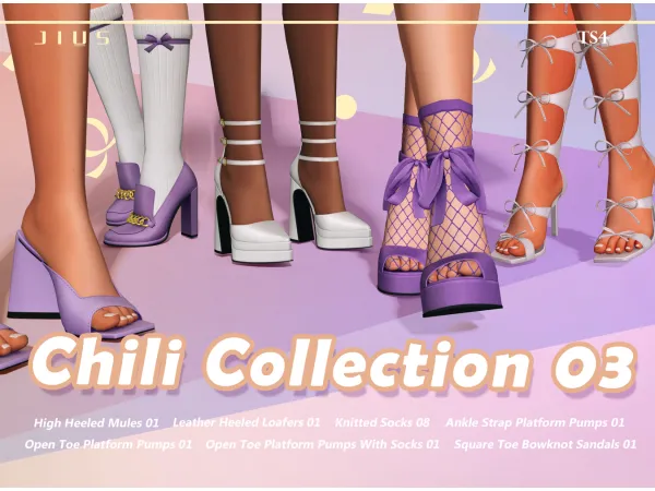 Mix DownloadChili Collection 03 sims by Jius - The Sims 4 Custom Content