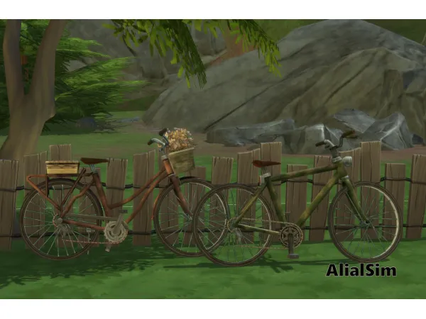 Maxis Match Shabby Bicycles - The Sims 4 Custom Content