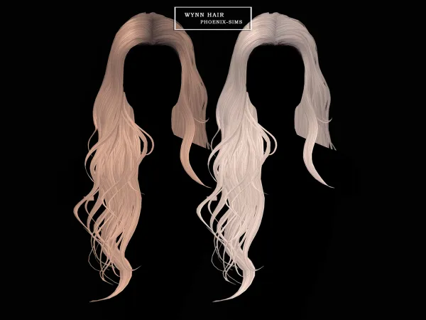 Alpha Wynn Hair - The Sims 4 Custom Content