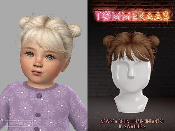 TØMMERAAS | Chun Li Hair Newsea Infant Conversion (#42)