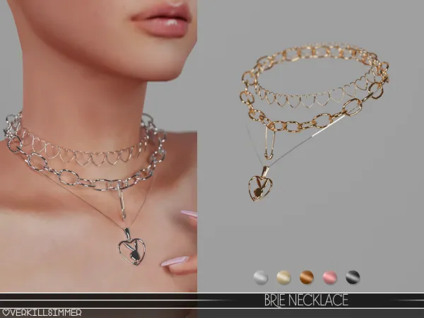 Alpha Brie necklace - The Sims 4 Custom Content