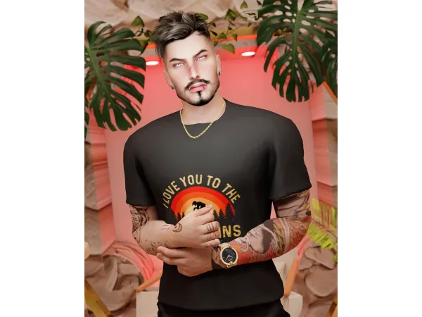 Alpha Bryce Male Sim - The Sims 4 Custom Content