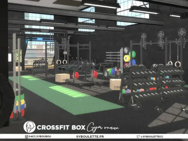Mix CROSSFIT REBORN SET - The Sims 4 Custom Content
