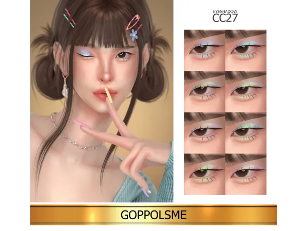 GPME-GOLD Eyeshadow CC 27 by GoppolsMe