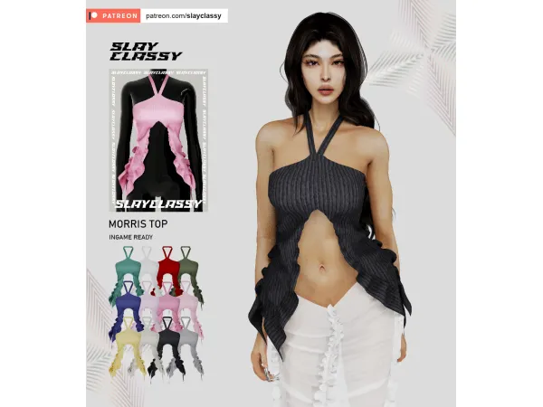 Alpha SC150 MORRIS TOP - The Sims 4 Custom Content