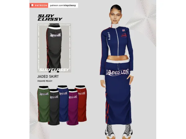 Alpha SC150 JADED SKIRT - The Sims 4 Custom Content