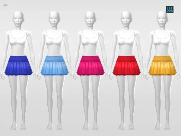 Maxis Match Spring Skirt - The Sims 4 Custom Content