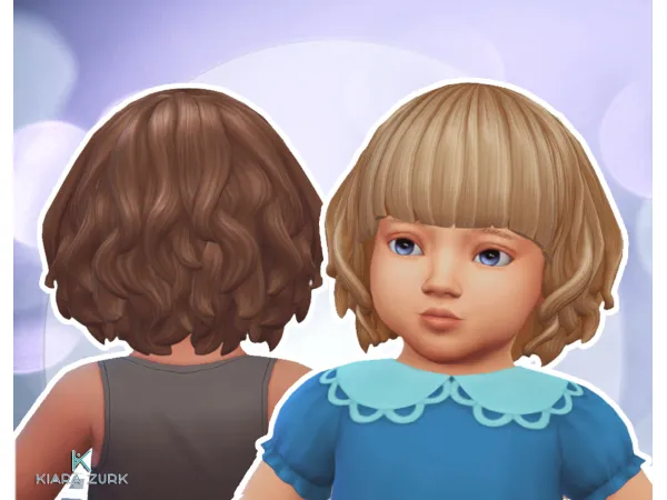 Maxis Match Felicity Hairstyle for Infants by Kiara Zurk - The Sims 4 Custom Content