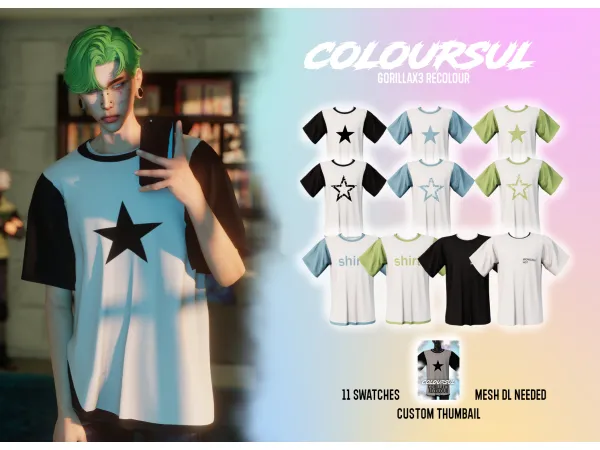 Alpha PANIC GX3 by Coloursul - The Sims 4 Custom Content