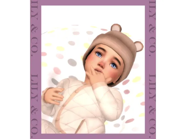 Maxis Match Ｂｅａｒ Ｂｅａｎｉｅ by lilyssims - The Sims 4 Custom Content