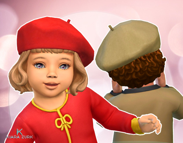 Maxis Match Beret Critic for Infants by simsfinds - The Sims 4 Custom Content