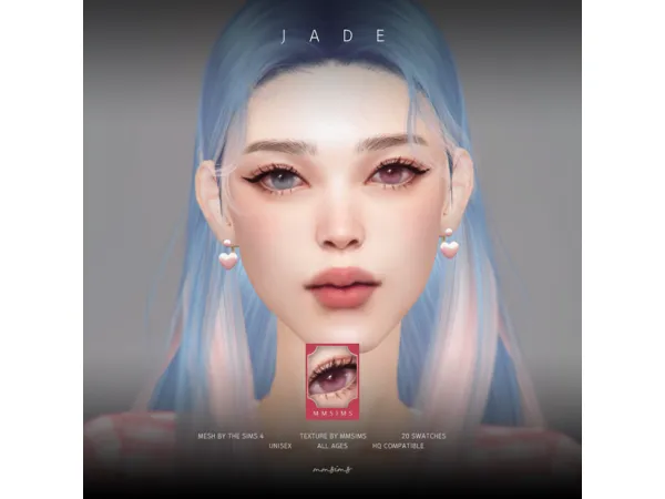 Alpha MMSIMS Eyes Jade - The Sims 4 Custom Content