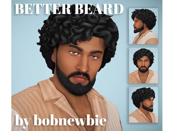 Maxis Match Better Beard Goatee - The Sims 4 Custom Content