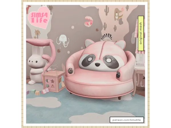 Mix Panda Sofa - The Sims 4 Custom Content