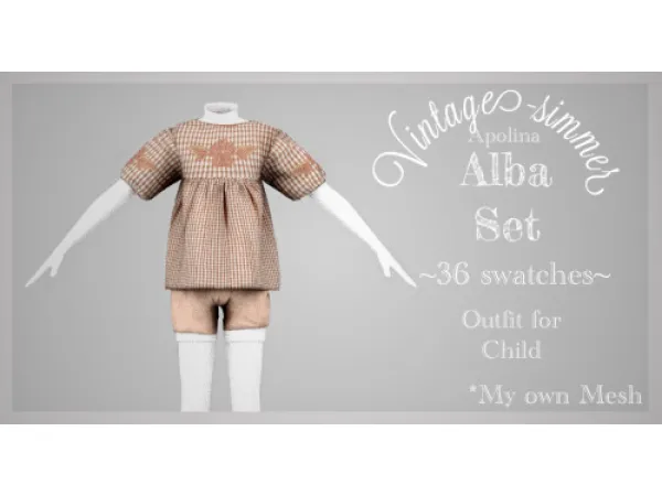 Alpha My Old ccs 5 - The Sims 4 Custom Content