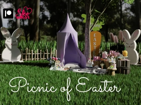 Alpha Picnic of Easter - The Sims 4 Custom Content