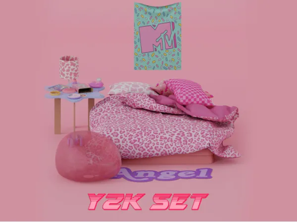 Alpha Y2K Set by mechtasims - The Sims 4 Custom Content