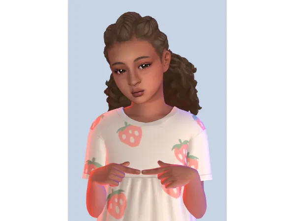 Maxis Match Download a Sim N1 MM Child Sim by NELL - The Sims 4 Custom Content