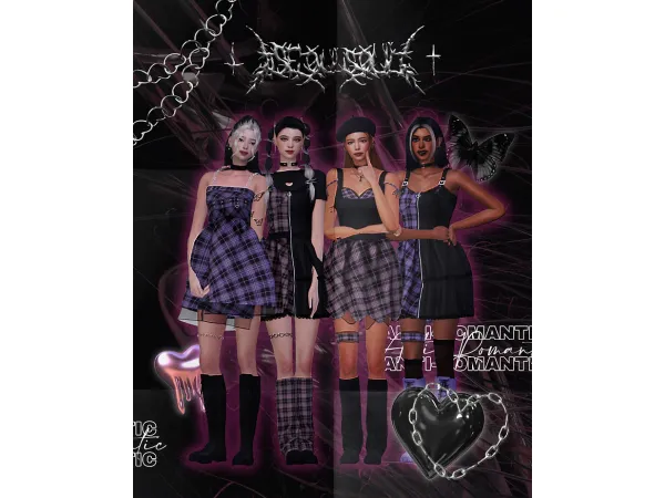 Alpha Anti Romantic Set - The Sims 4 Custom Content