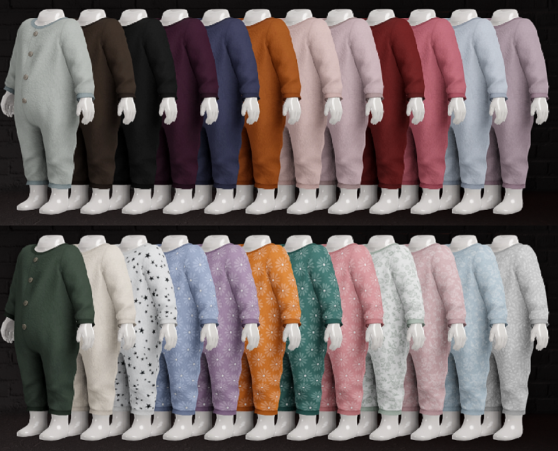 TØMMERAAS | Fuzzy Onesie for Infants (#46) - Sims 4 CC TØMMERAAS | Fuzzy Onesie for Infants (#46) - Sims 4 CC