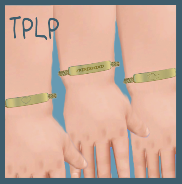Maxis Match TPLP ID Bracelet by simsfinds - The Sims 4 Custom Content
