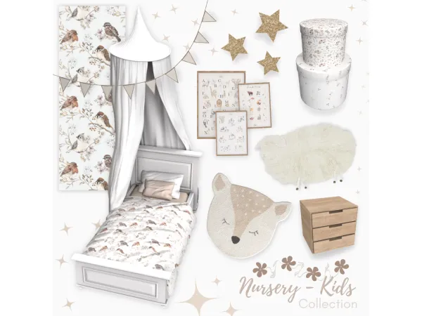 Alpha THE NURSERY COLLECTION - The Sims 4 Custom Content