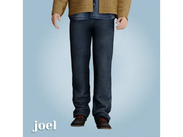 Alpha Joel jeans by amelylina - The Sims 4 Custom Content