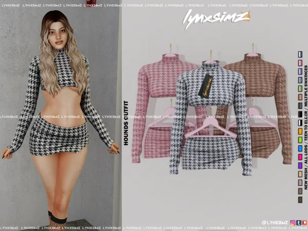 Alpha Hounds Outfit by LYNXSIMZ - The Sims 4 Custom Content
