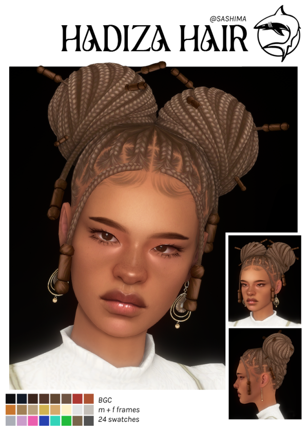 Maxis Match Hadiza by simsfinds - The Sims 4 Custom Content