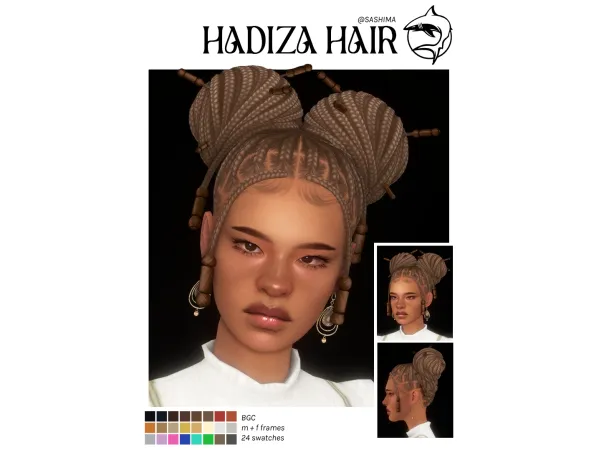 Maxis Match Hadiza by Sashima by Sashima - The Sims 4 Custom Content